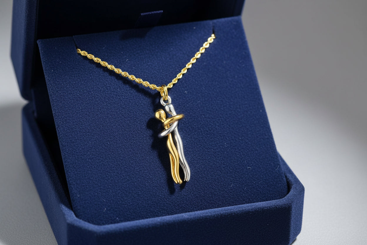 Punk Hug Necklace – Romantic Couple Jewelry