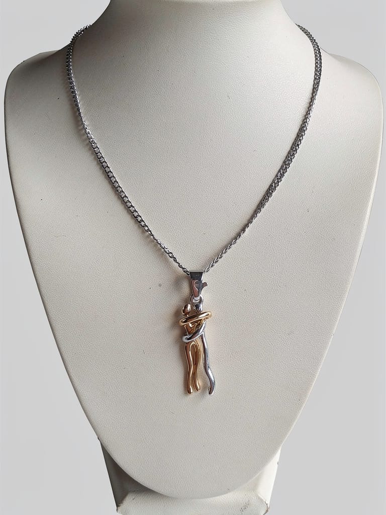 Punk Hug Necklace – Romantic Couple Jewelry