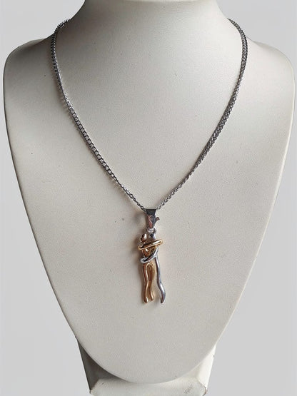 Punk Hug Necklace – Romantic Couple Jewelry