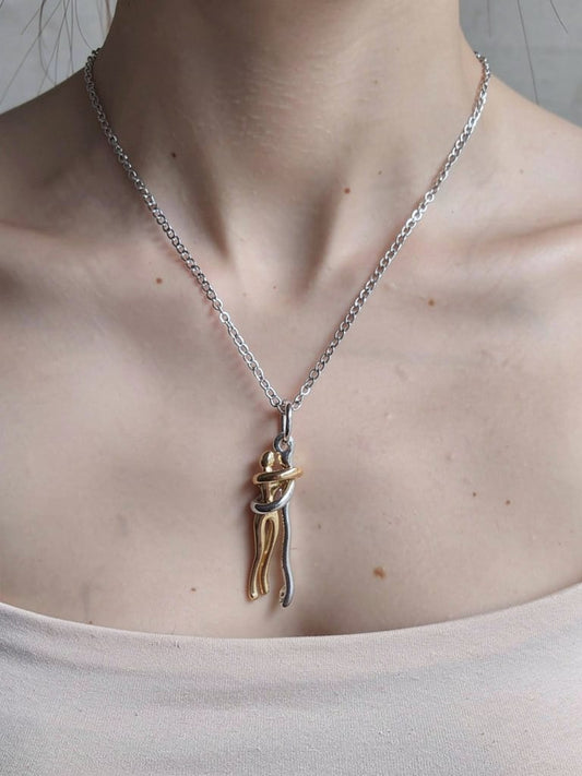 Punk Hug Necklace – Romantic Couple Jewelry